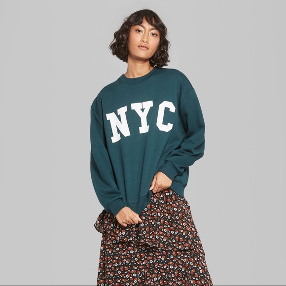 NYC Oversized Crewneck Sweatshirt XL